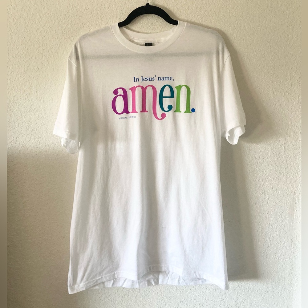 “In Jesus Name, Amen” Shirt by Eternal Light Co.
